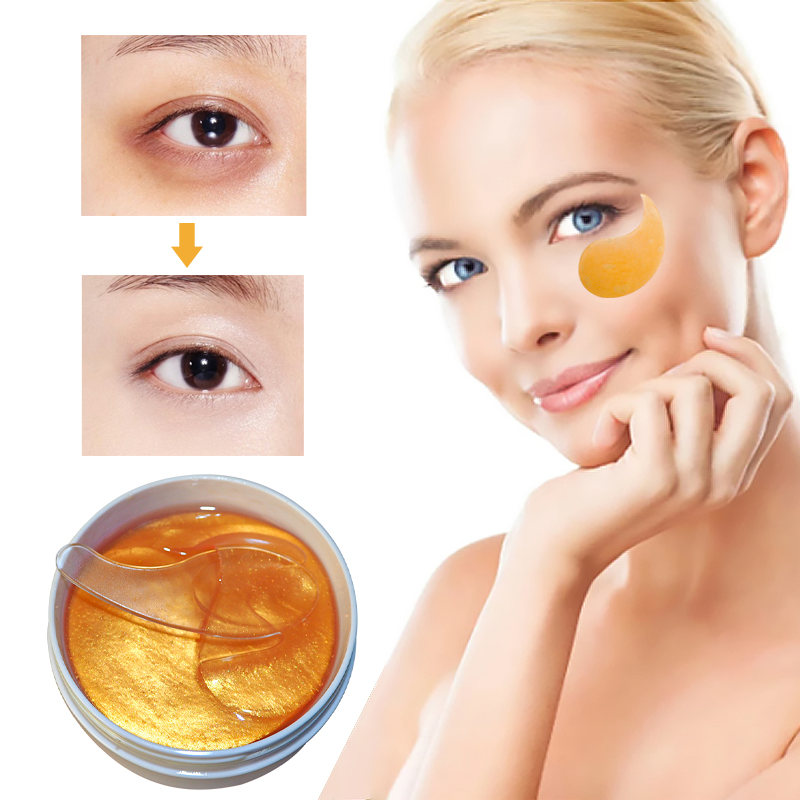 Beauty Cosmetics Skin Care Removing Dark Eye Circles Anti Wrinkles Orange Eye Mask