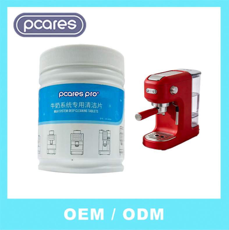 Solid Eco-Friendly Espresso Machine Detergent Coffee Machine Cleaning Tablets