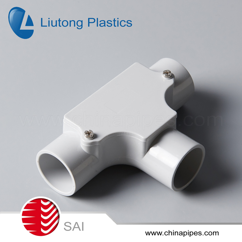 Australia Special PVC Pipe Conduit Fittings Inspection Tee