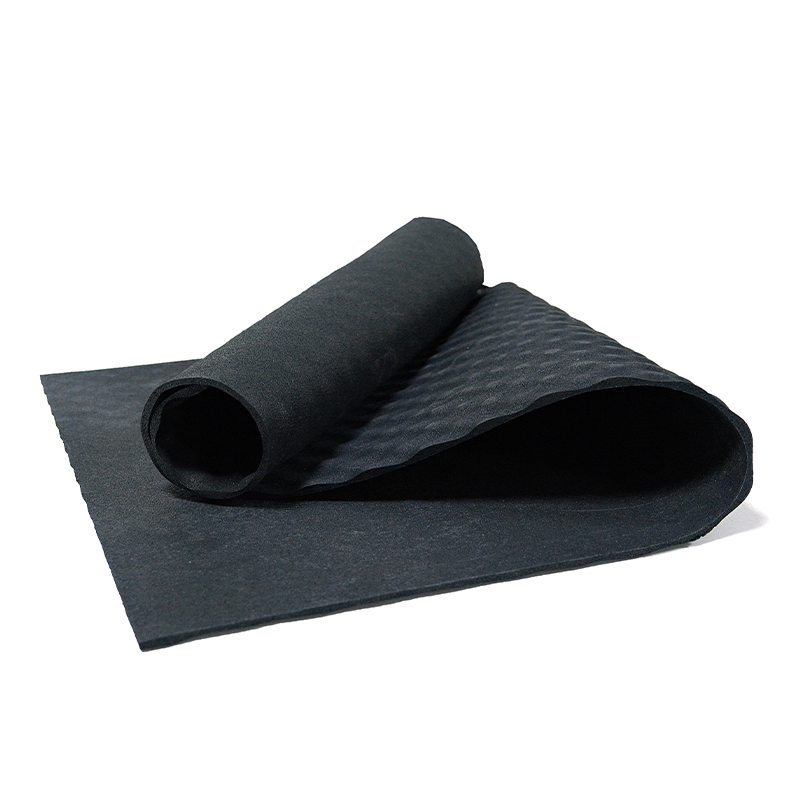 Industry Leading Eco-Friendly Rubber Tiles Black SBR Soundproof Underlay Rubber Roll Grass Carpet Artificial Grass Underlay