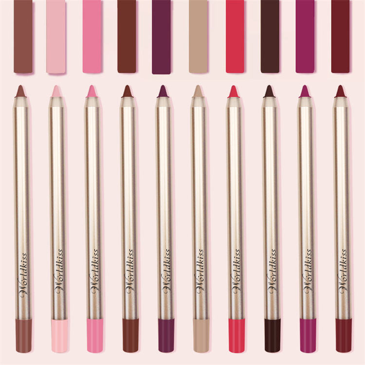 2025 New Vegan Waterproof Custom Private Label Brand Logo Lipliner Pencil