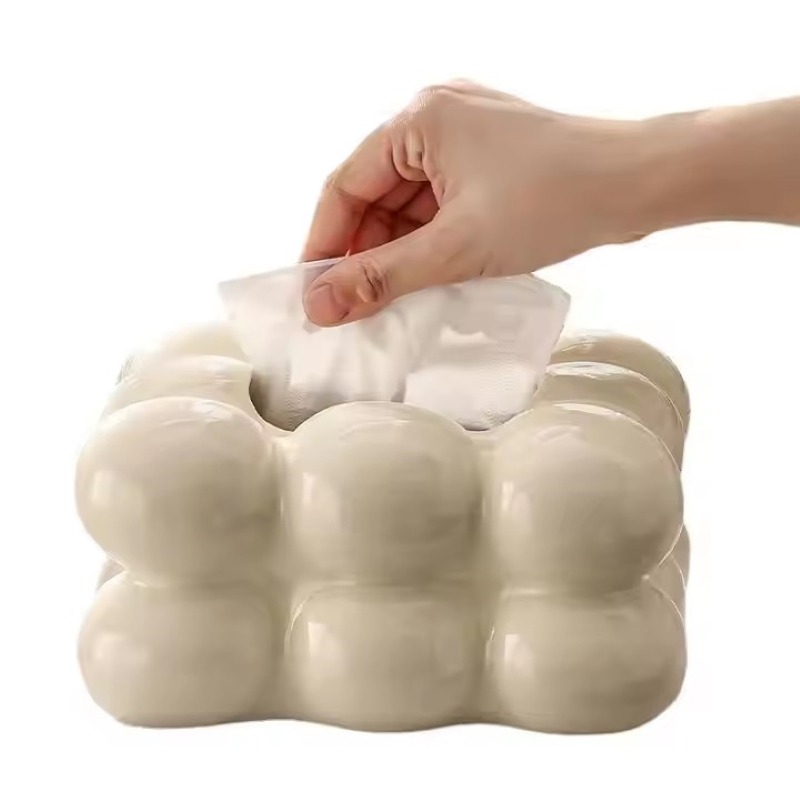 Tissue Holder Cotton Candy Ceramic Tissue Box Holder Wbb29967