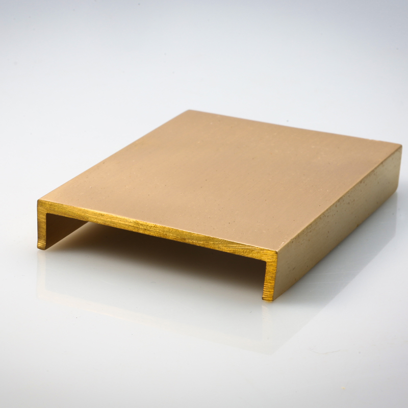 Villa Hotel Inlaid Decorative Brass Strip Metal Tack Copper Strip Ceiling Decoration Brass U-Shaped Metal Decorative Strip