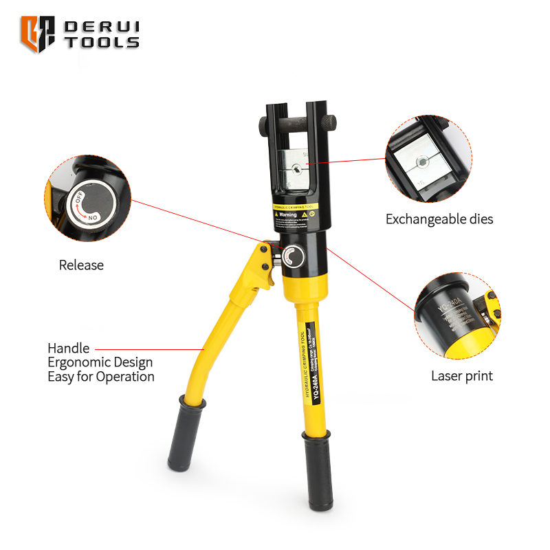 Yq-240A Cordless Manualcopper Hydraulic Wire/Hydraulic Crimping Plier