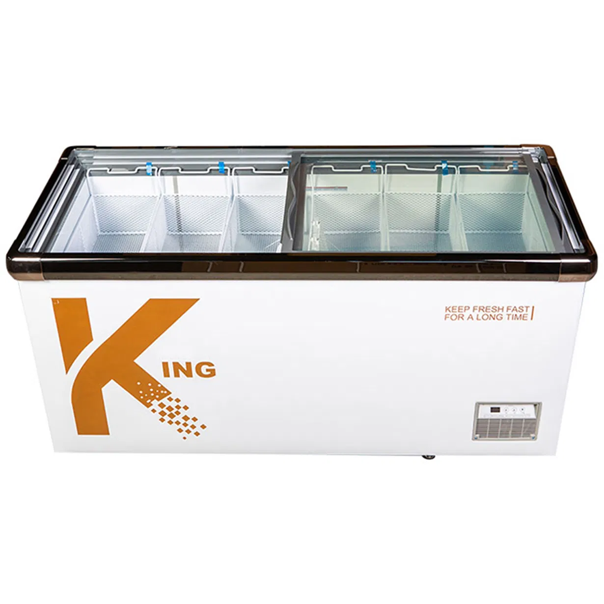 High Quality Supermarket Modern Combination Island Freezer Display Showcase for Frozen Food