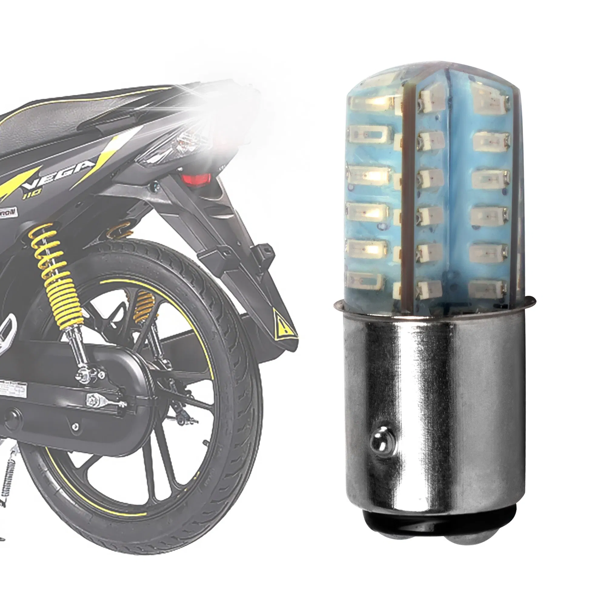 Светодиодный стоп-сигнал 1157 3014 48 диодов для мотоцикла