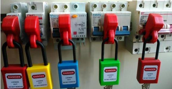 Steel Shackle Industrial Loto Safety Padlock with Master Key Padlock