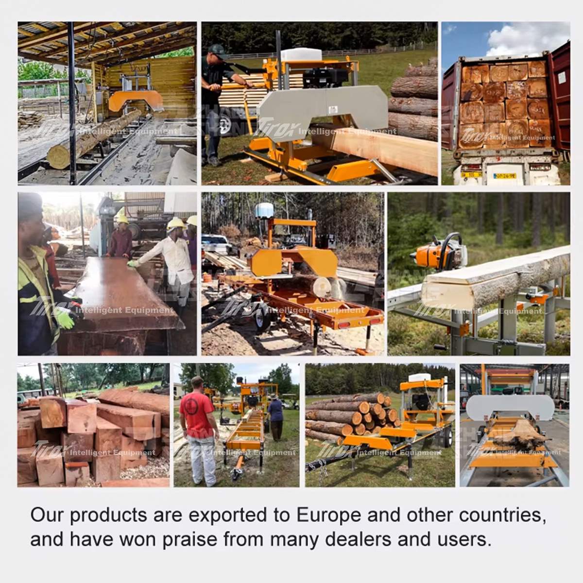 Ленточная пила по дереву портативная для распиловки