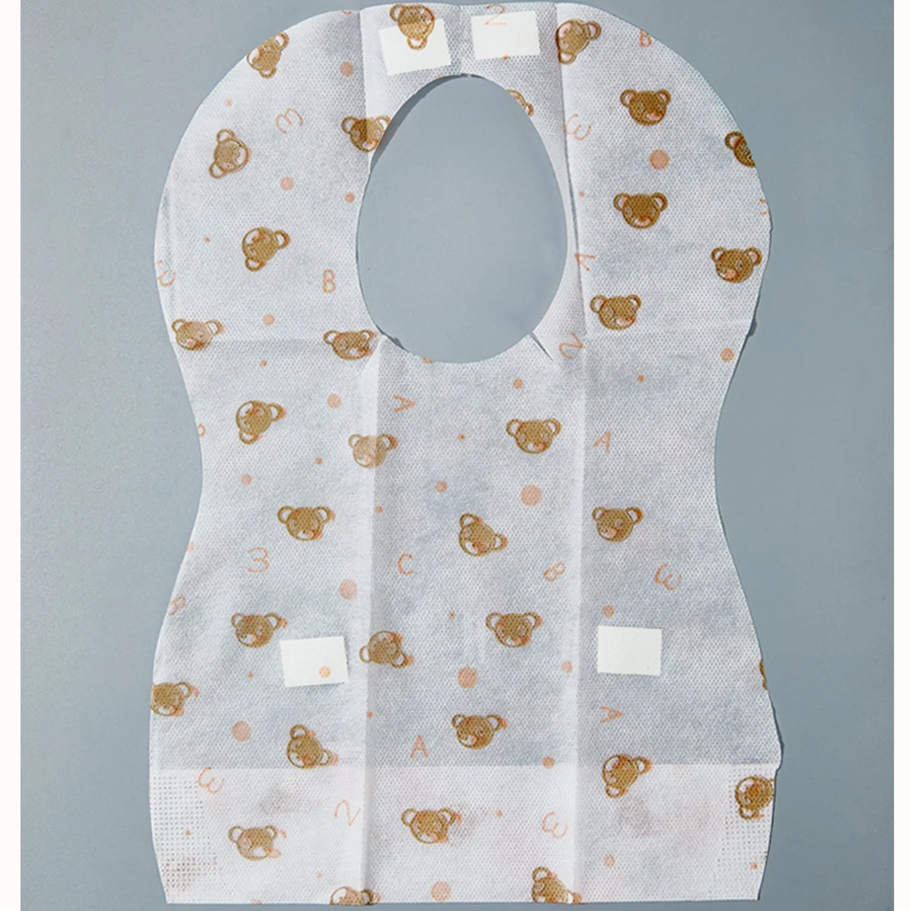 Customizable Eco-Friendly Portable Nonwoven Baby Bibs for Easy Cleanup During Meals