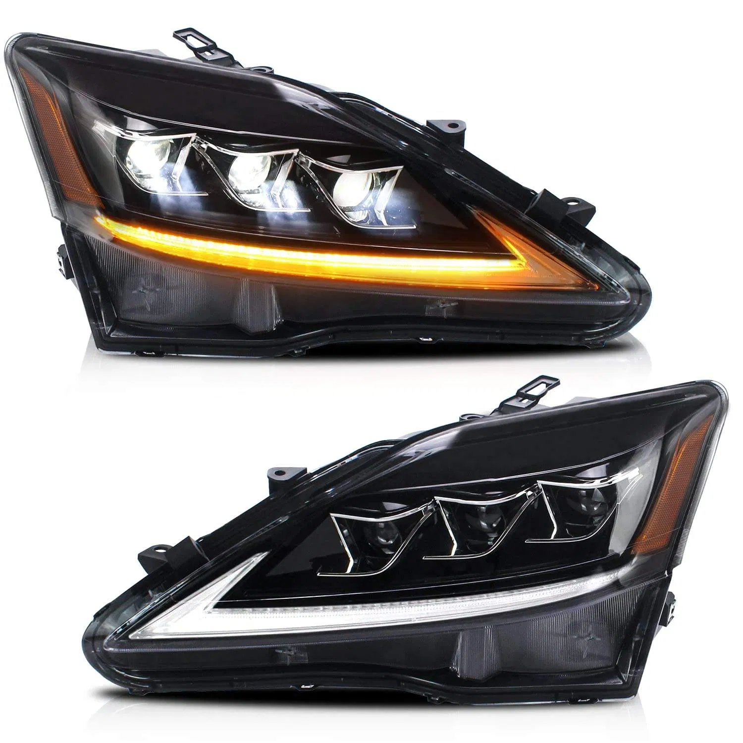 15-25W Clear High-Power LED Car Headlight for Vehicle Repair