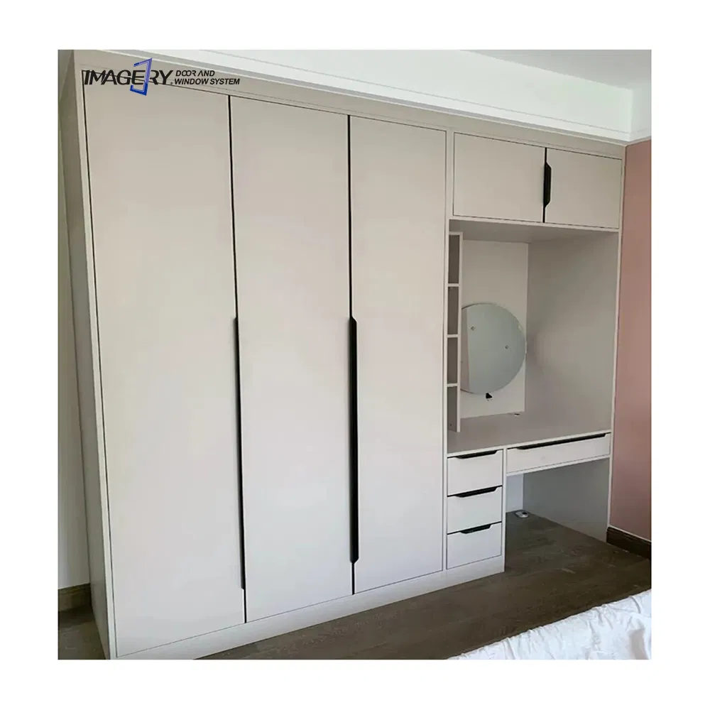 Durable Aluminum Storage Clothes Cabinet for Home and Office Organization