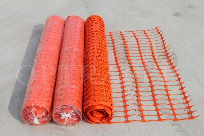 High Quality Heavy Duty Plastic Outdoor Orange Safety Mesh, Easy Handling Safety Warning Fence