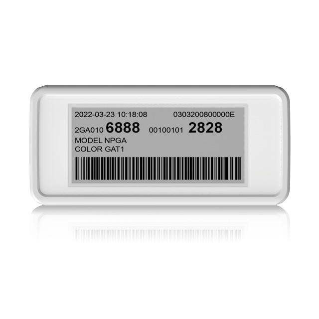 Battery-Less NFC Visual E-Ink EPD Display Tag Industrial Applications of NFC Visual E-Ink Labels Risk Control Critical Timing