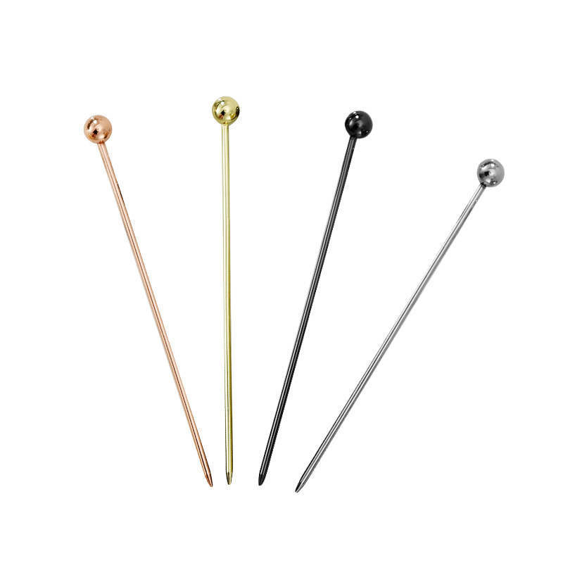 Stainless Steel Fruit Pin Creative Fruit Stick Cocktail Stick Zihe Kitchen
