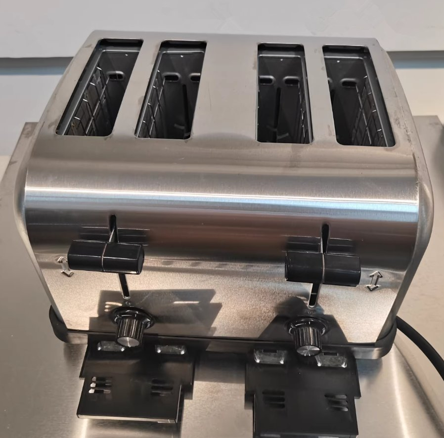 Тостер из нержавеющей стали для вафель и сэндвичей