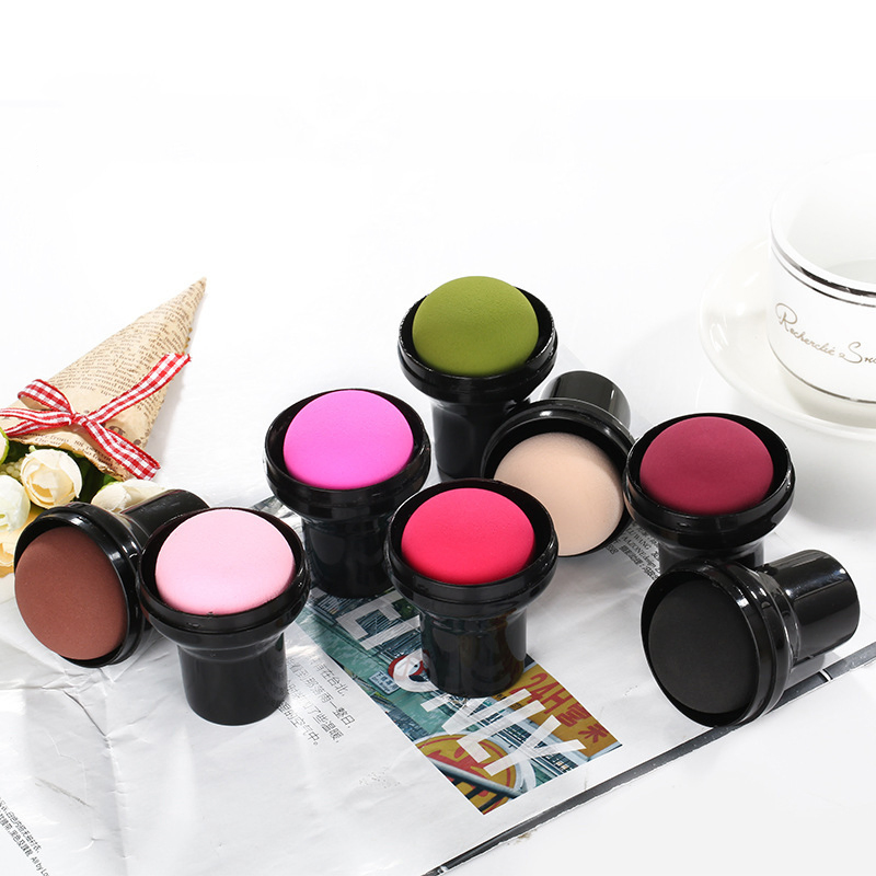 Mushroom Head Powder Puff Wet and Dry Hydrophilic Non-Latex Makeup Cotton Puff Beauty Egg Set