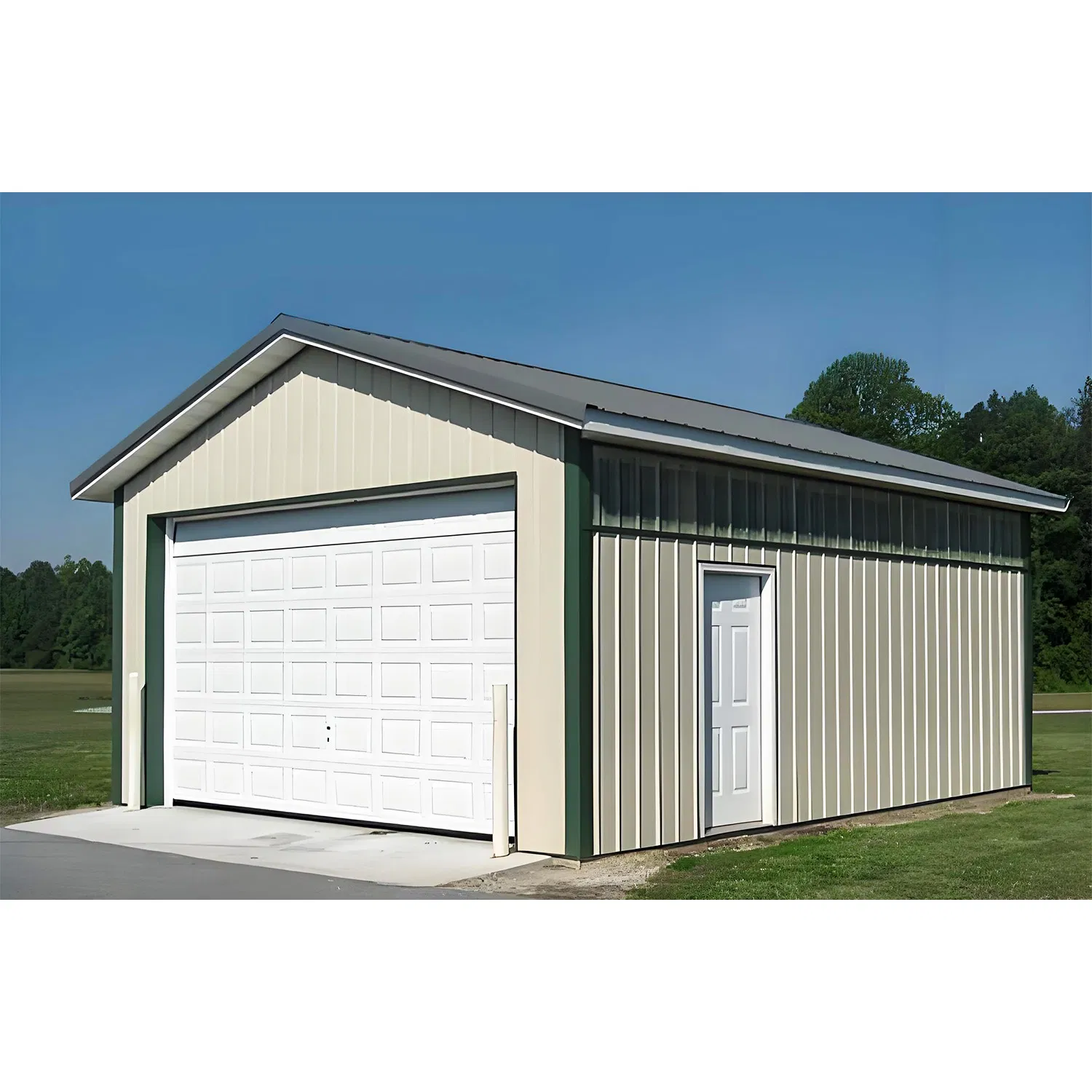 Production and Construction of Prefabricated Steel Structure Garage