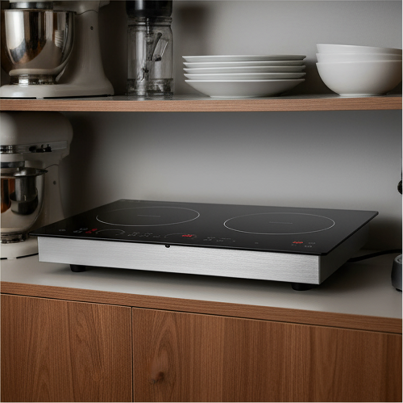 High Quality Electric Cook Built in Double Hobs Induction Stove Kitchen Cooker