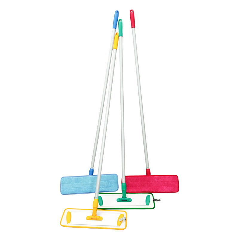 16"/ 24" Flat Microfiber Wet/ Dry Mop with 59" Aluminum Handle