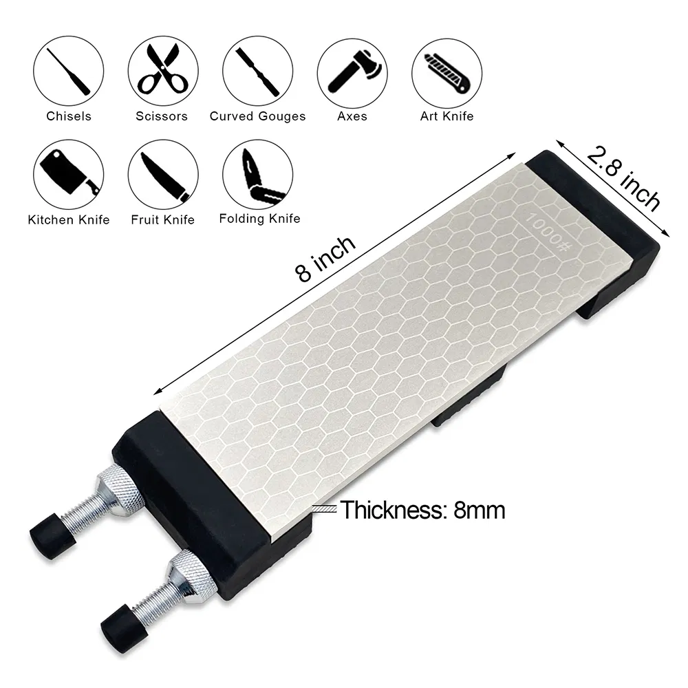 Electroplated Diamond Surface Sharpening Stone Double-Sided Grit Size Whetstone CBN Whetstone Knife Sharpening