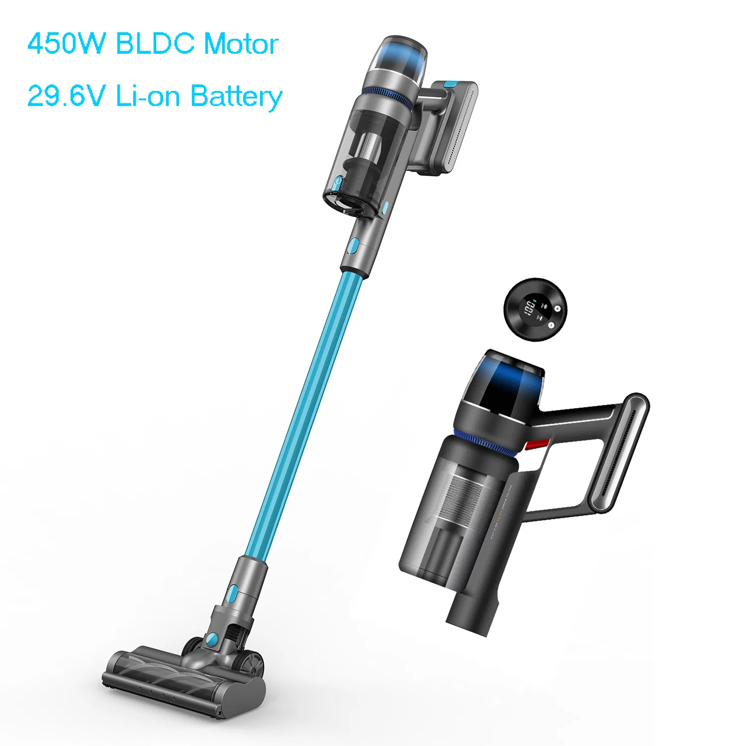 Household Self-Cleaning Cordless Floor Scrubber Car Vacuum Cleaner