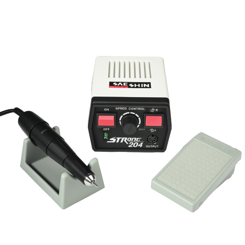 35000rpm Brush Micromotor Professional Electric Strong 204 Nail Drill Machine 102L Handpiece