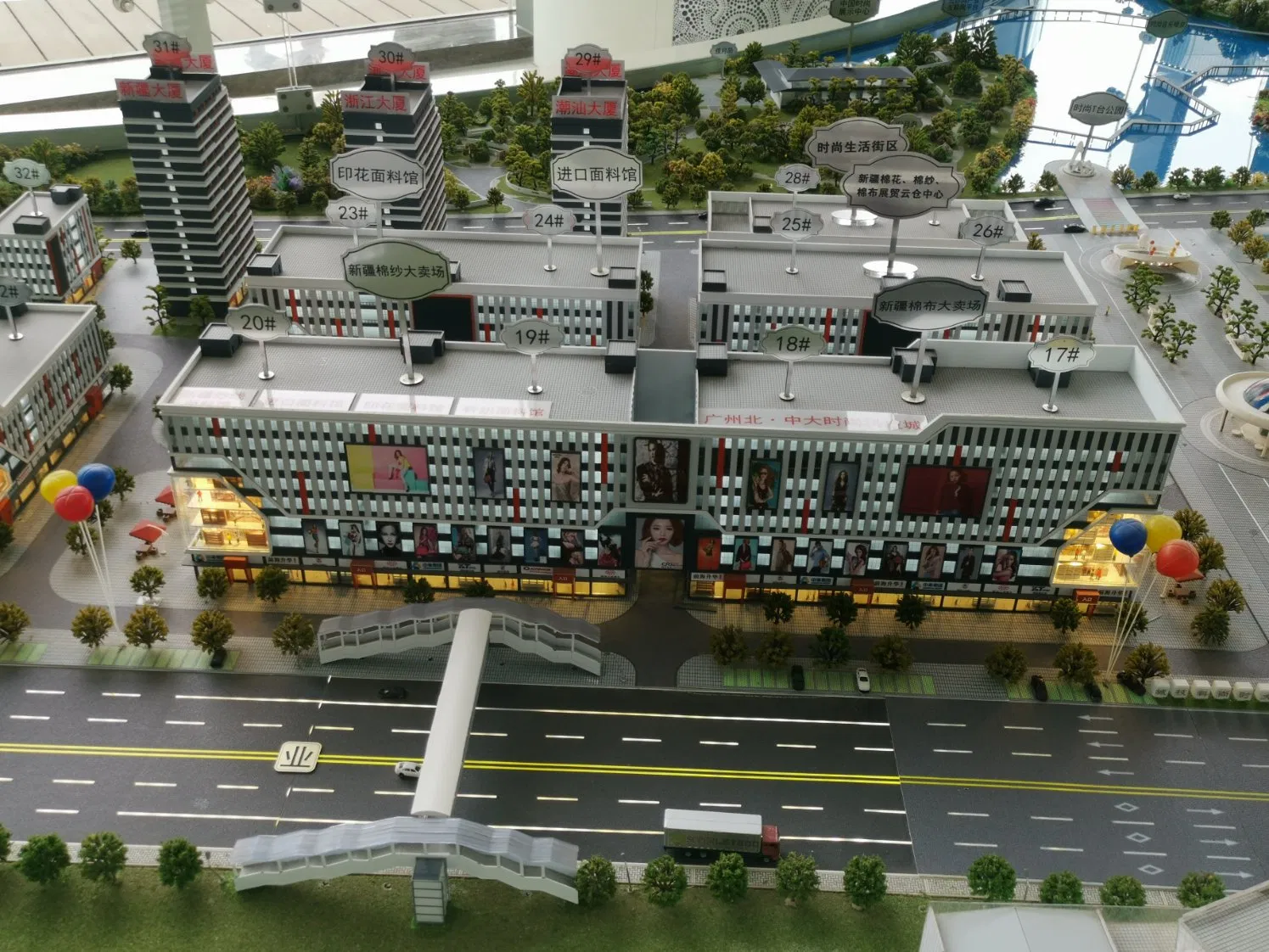 High End Modern 3D Modeling Office Building Professional Customized Building Models