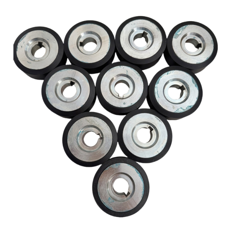 Custom Industrial Heavy Duty Type a Caster Polyurethane Rubber Drive Wheel