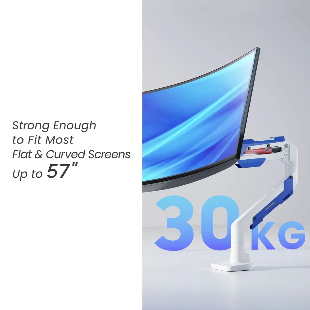 Газлифтовый кронштейн для монитора 24-57 дюймов, 30 кг