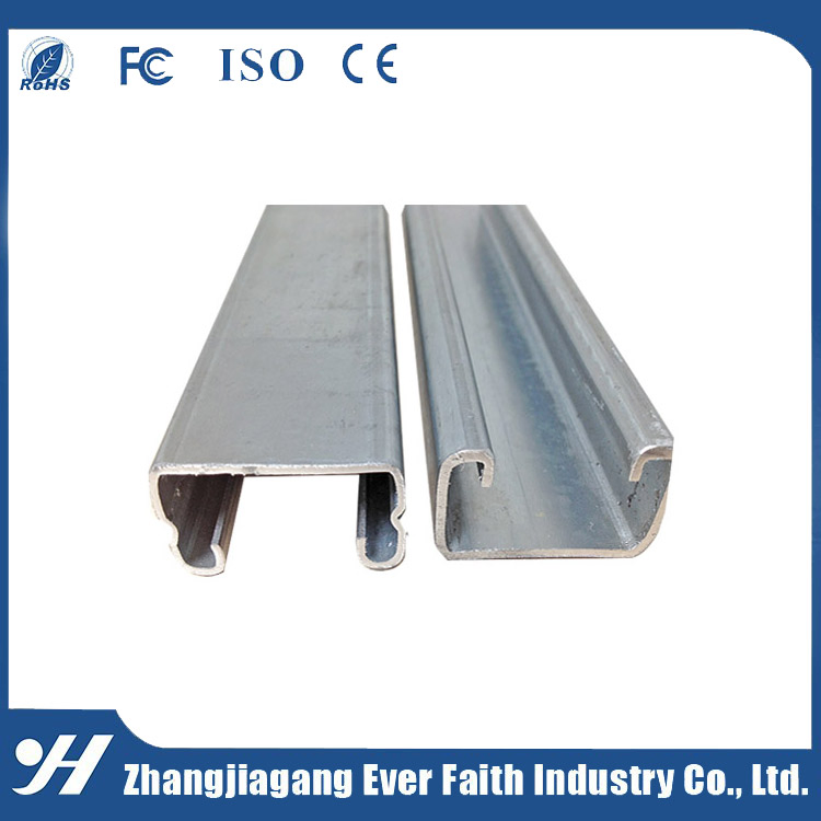 C Channel Stainless Steel Struct C Electrical Single Slotted Structural Strut Channel