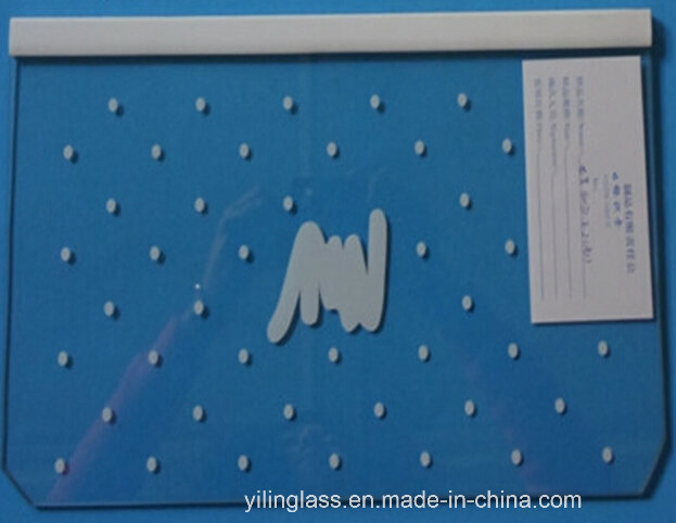 3mm 3.2mm Tempered Pattern Printed Refrigerator Shelf Glass