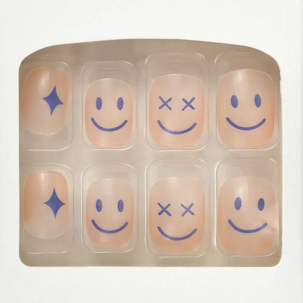 Handmade ABS Full Cover False Nail Kit Artificial Fake Press on Nails Art Set with Customized Box Packaging