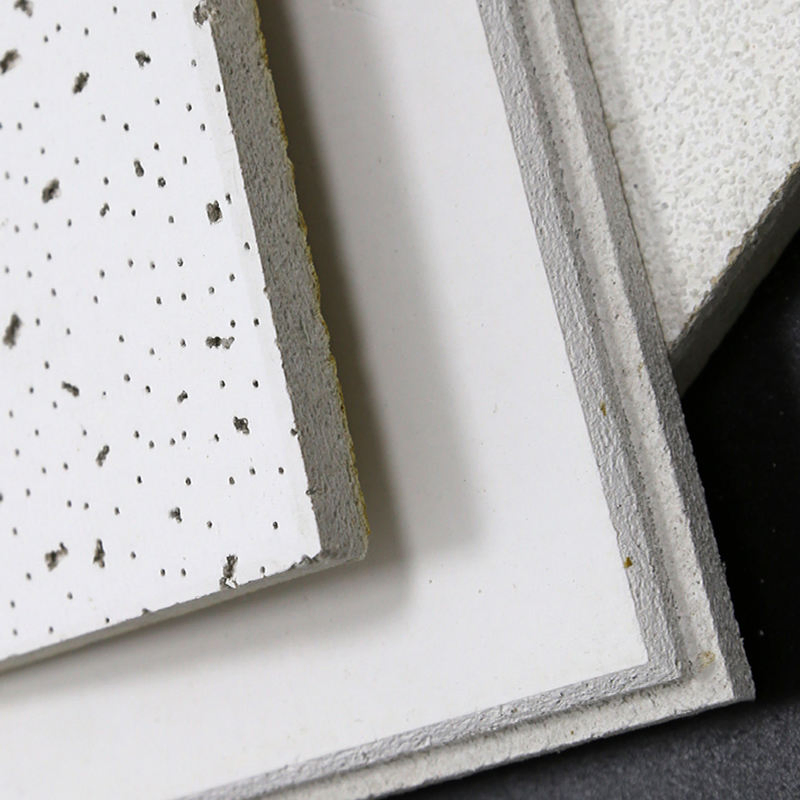 Smoke-Proof Decorative Mineral Wool Ceiling Tiles 10-20mm