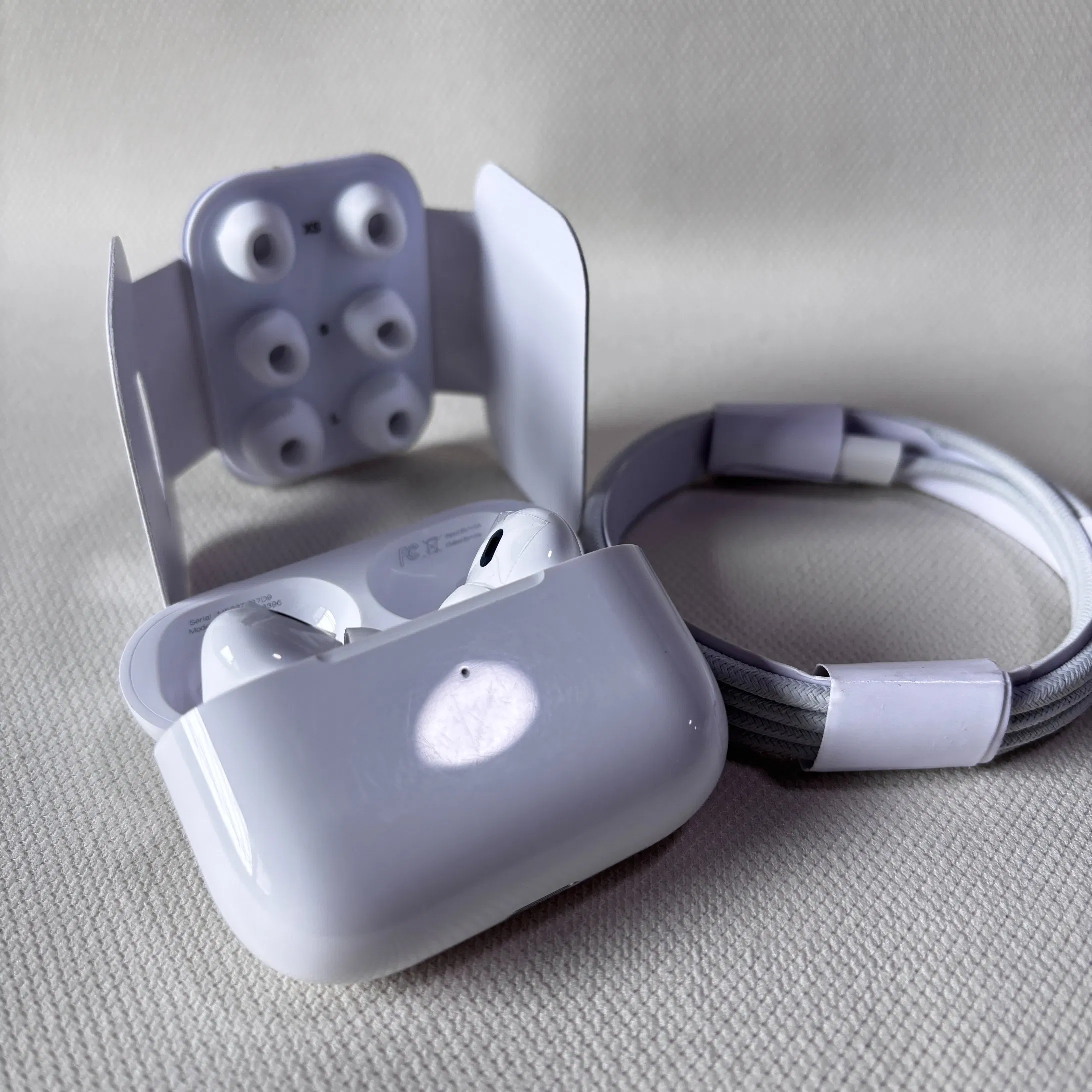 1: 1 Original Active Noise Cancellation Spatial Audio Swipe Control Adaptive Transparency Tws Bluetooth Earphone for PRO 2ND