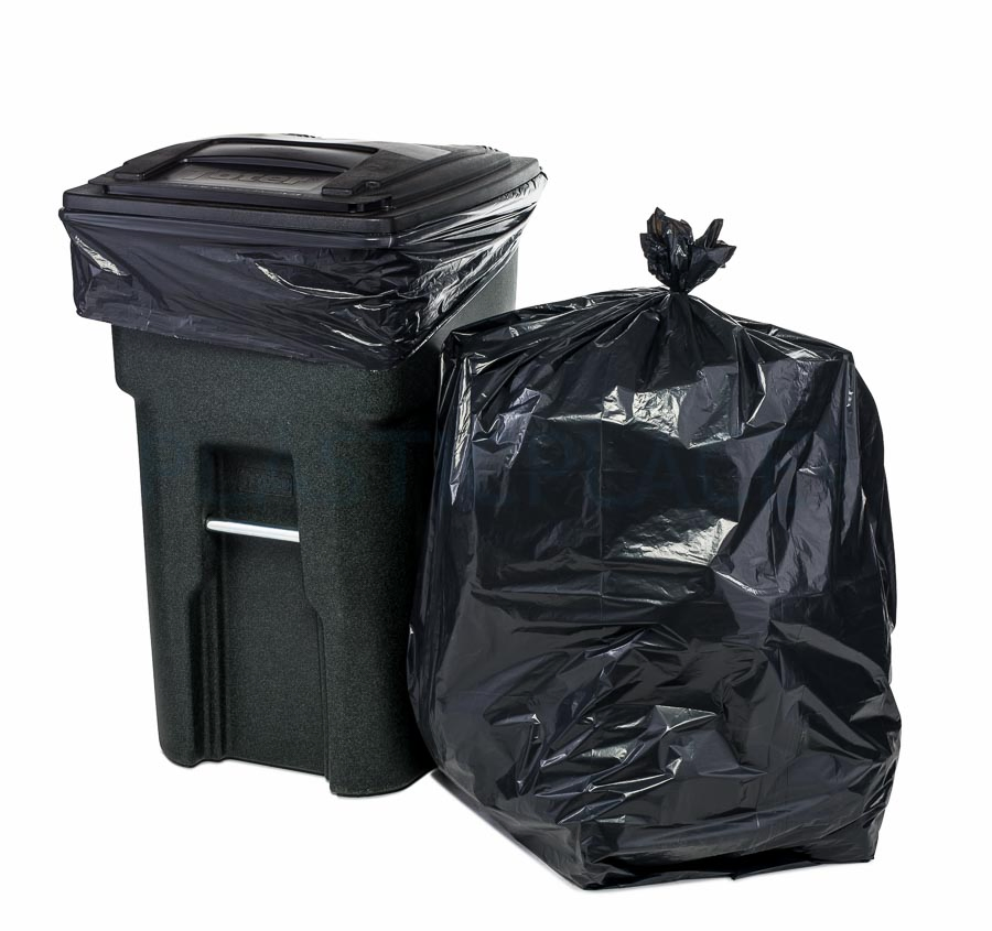 LDPE Black Heavy Duty Plastic Rubbish Bag