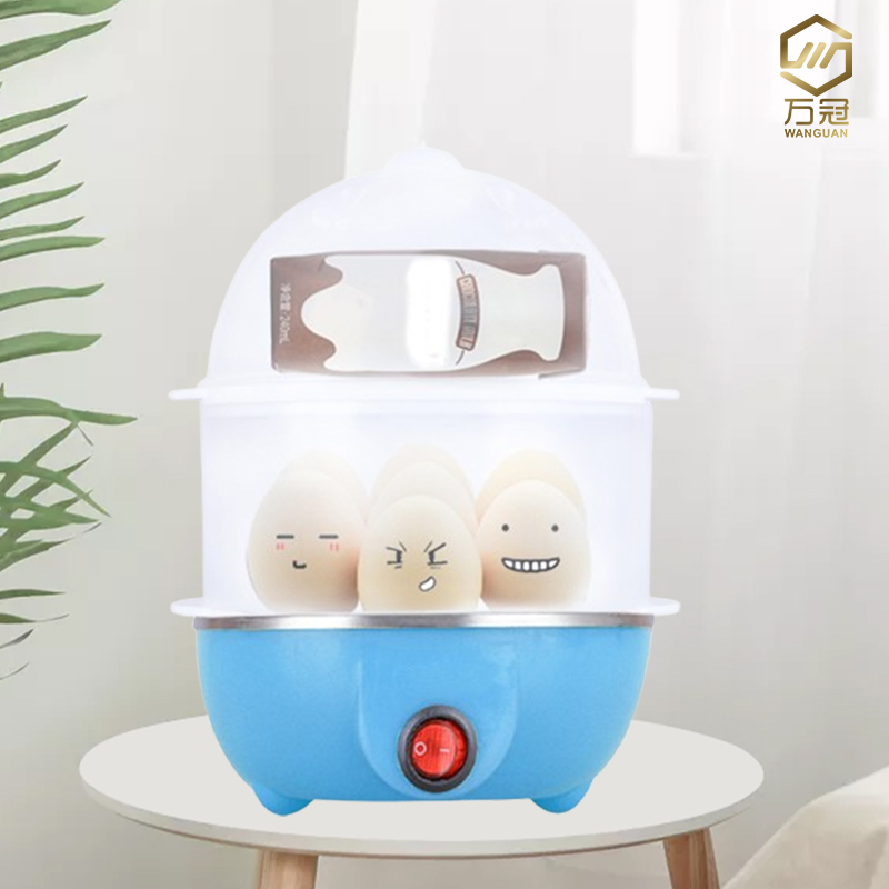 Convenient Double Layer Household Egg Steamer and Poacher