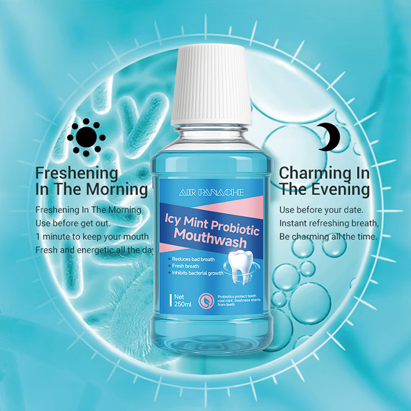 OEM ODM Private Label Deep Cleaning Teeth Oral Care Portable Packaging Teeth Whitening Travel Mouthwash