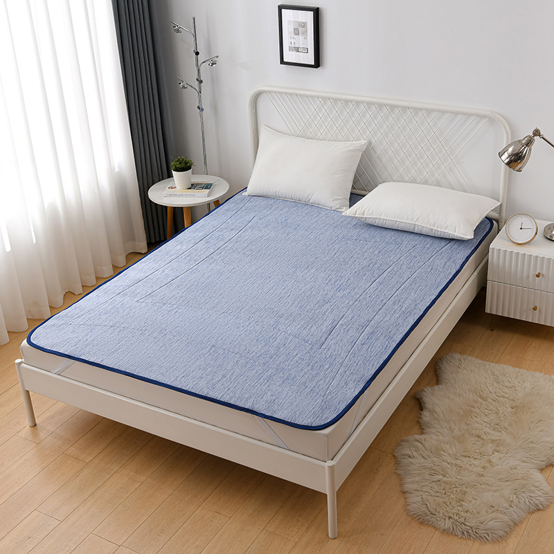 Luxury Cooling Summer Soft Bedding Breathable Sheets 3 Layers Cold Feeling Custom Fitted Sheet