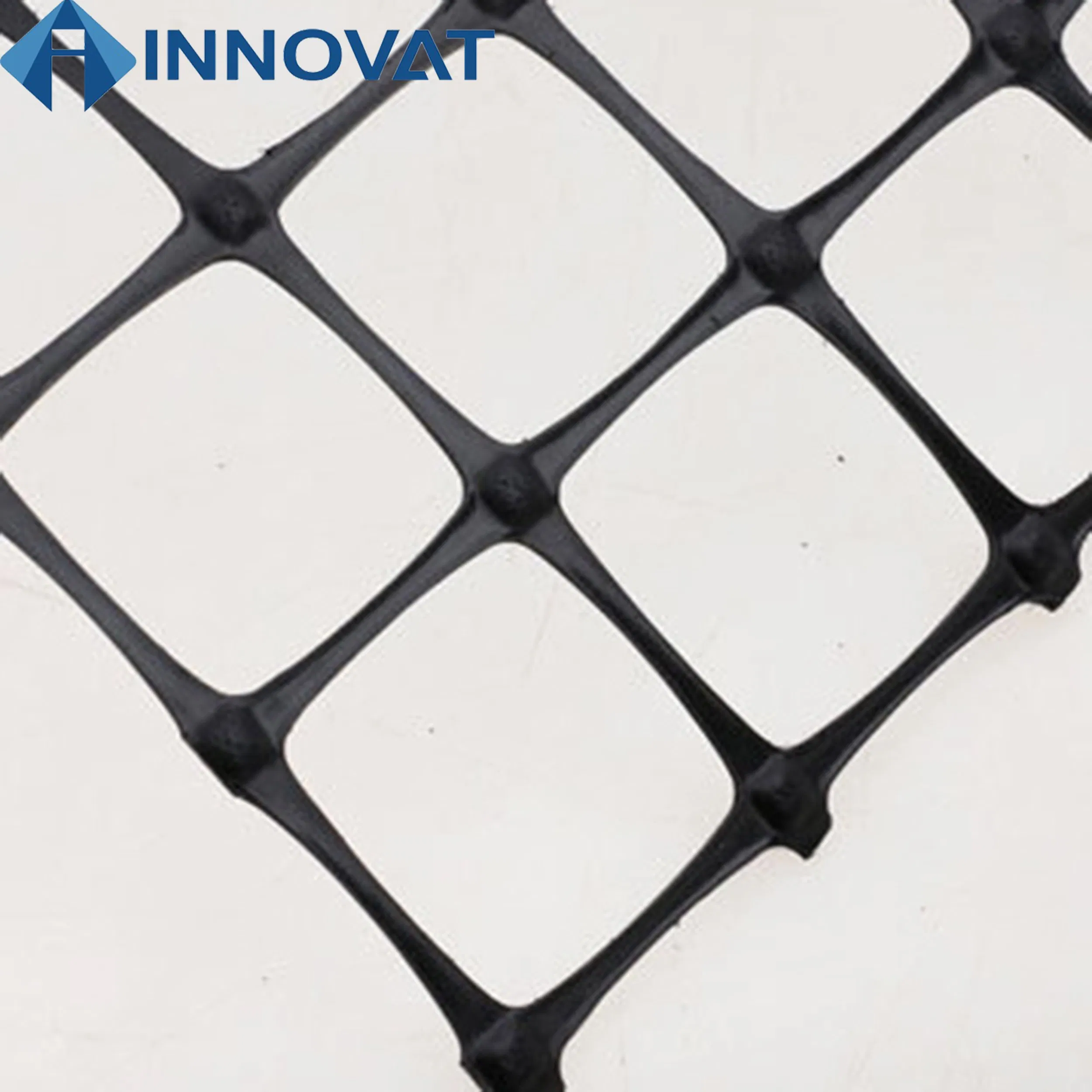 Biaxial Geogrid Geosynthetic Material Soil Reinforcement Below Roads