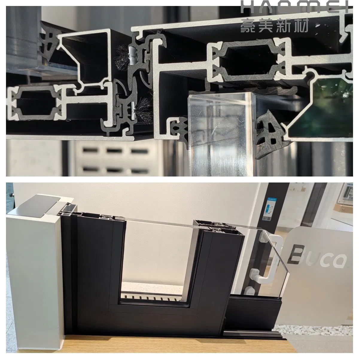 Factory Direct Supply Curtain Wall Section for Office Building