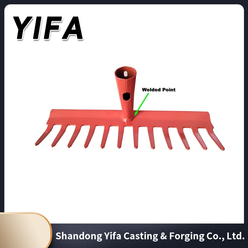 Metal Steel Bow Different Rake Types of Land Snow Leaf Lawn Clearing Rakes Garden Farm Hand Tools Agricultural Hand Tool