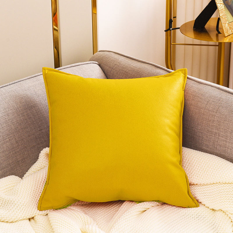 Colorful Plain Waterproof Outdoor Decor Cushion Covers Pillowcase