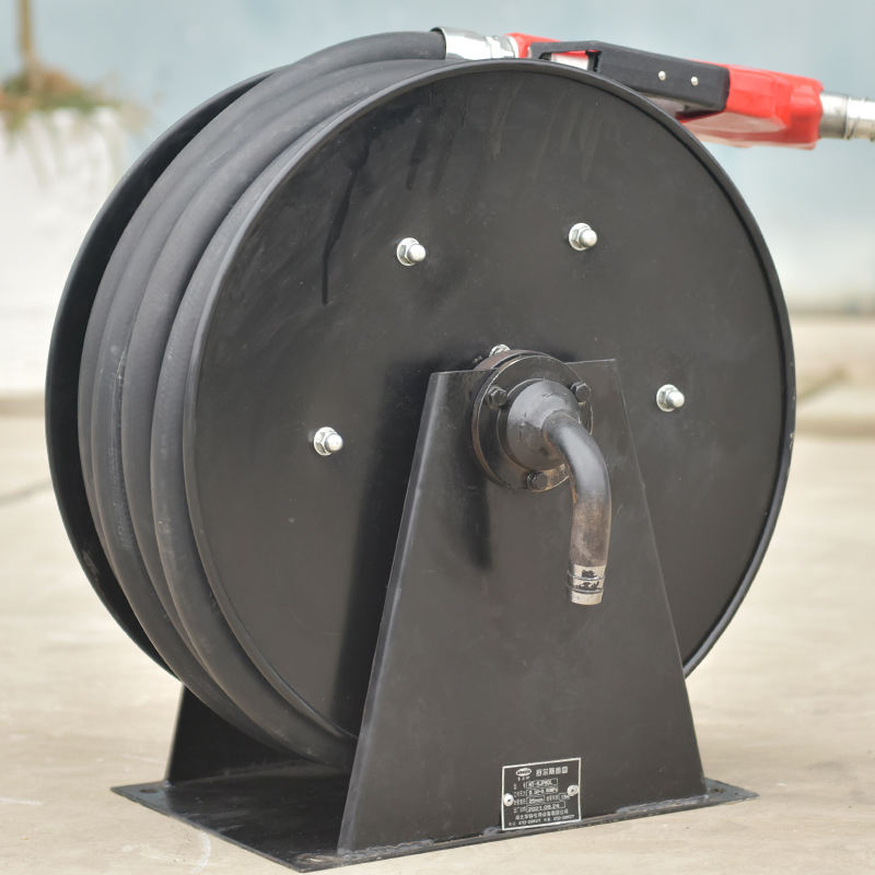 New Industrial Standard 10m Auto Retractable Diesel Fuel Hose Reel with Nozzle