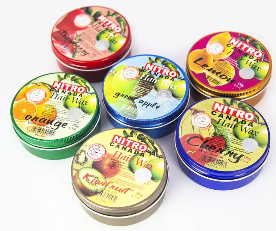 Factory Custom Size Printing 150ml Round Gift Packaging Candy Tin Box for Chocolate More Flavors Gummy Mints Snacks Metal Nitro Hair Wax Tin Can