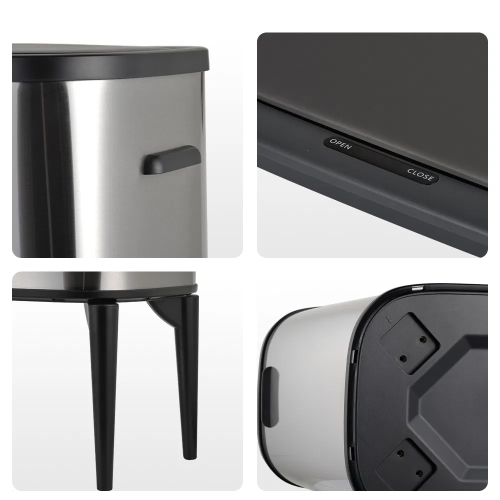 Automatic Trash Can Sensor Smart Waste Bins Wth 4 High Legs