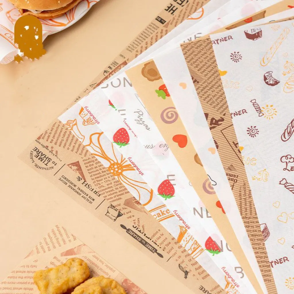 Custom Oil Proof Parchment Baking Paper Wrapping Kraft Paper