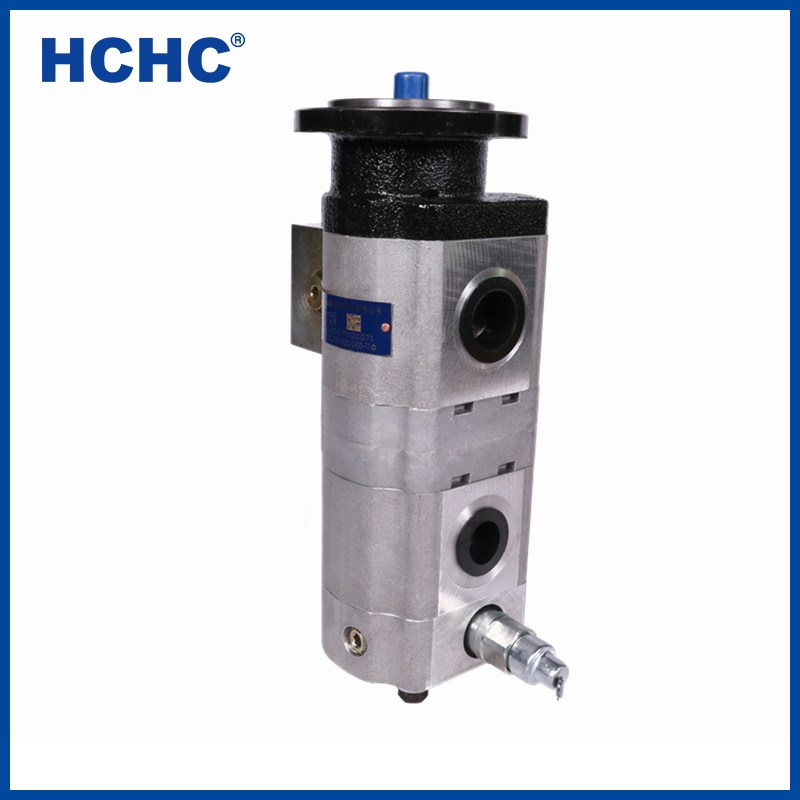 Гидравлический насос двойной шестеренный высокого давления CBTDEL/FB