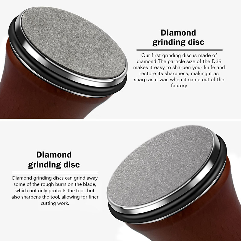 Ds-9972 Roller 6 Sided Diamond Adjustable Sharpener Rolling Knife Sharpener Diamond Magnetic Suction Rolling Sharpening Stone