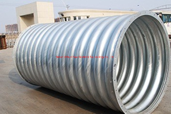 Round Zinc Coating Corrugated Metal Culvert Pipe