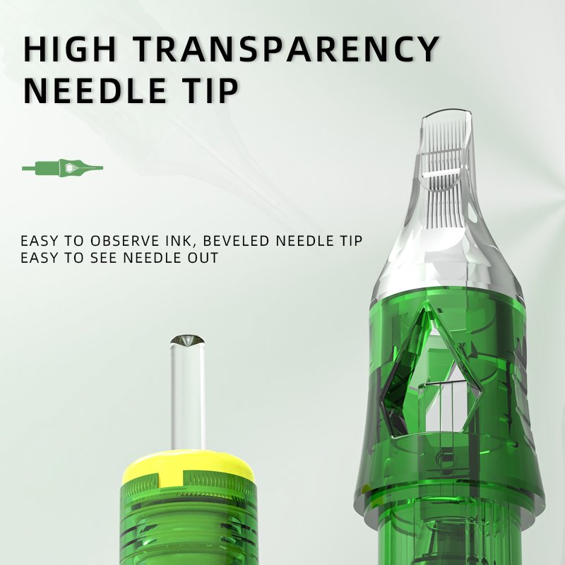 Bdg Green Professional Wholesale High Quality Premium Disposable Tattoo Needle Cartridges